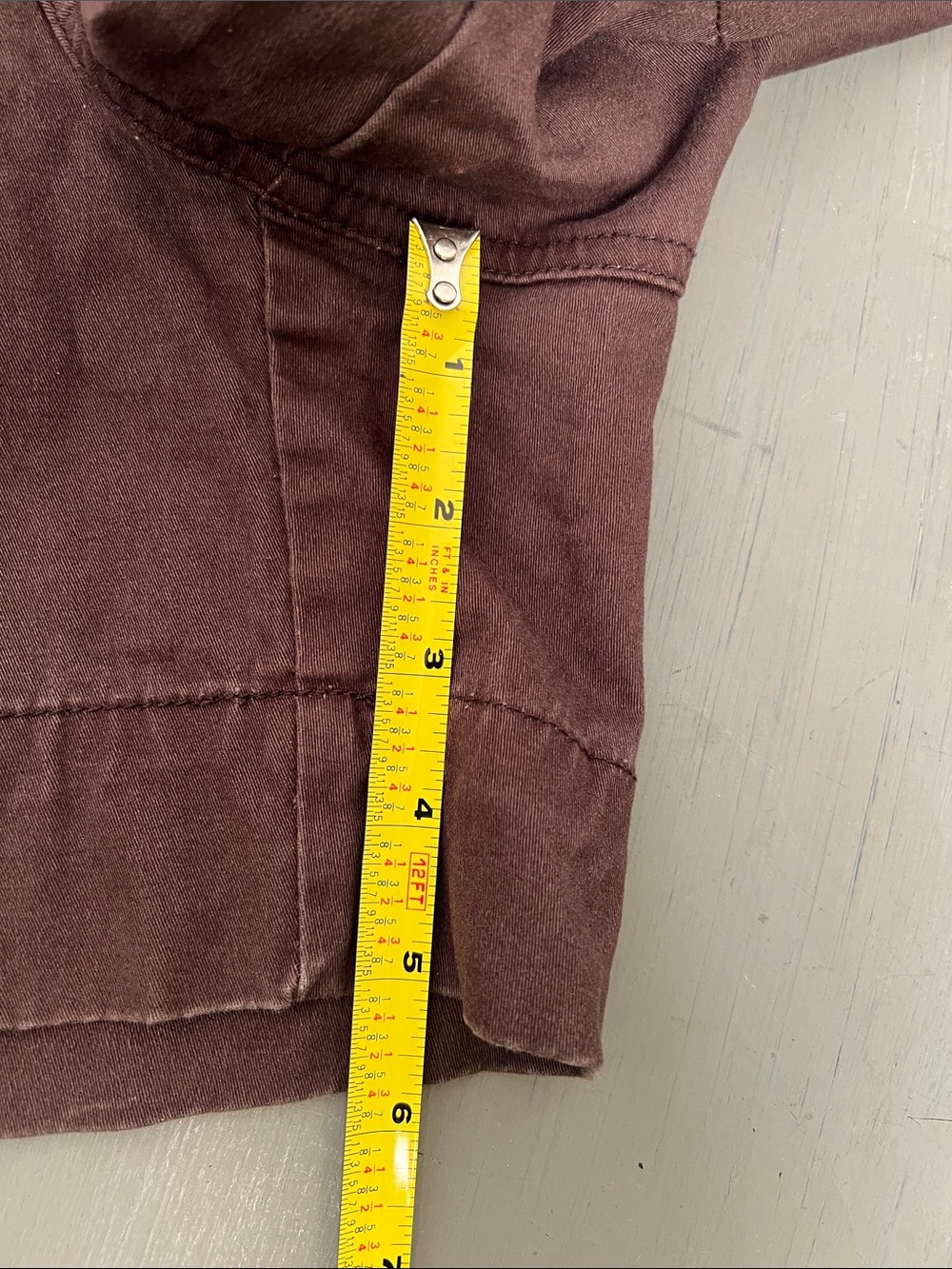 Dockers Women's flat front Cotton Shorts in Brown size 14 - Picture 4 of 8